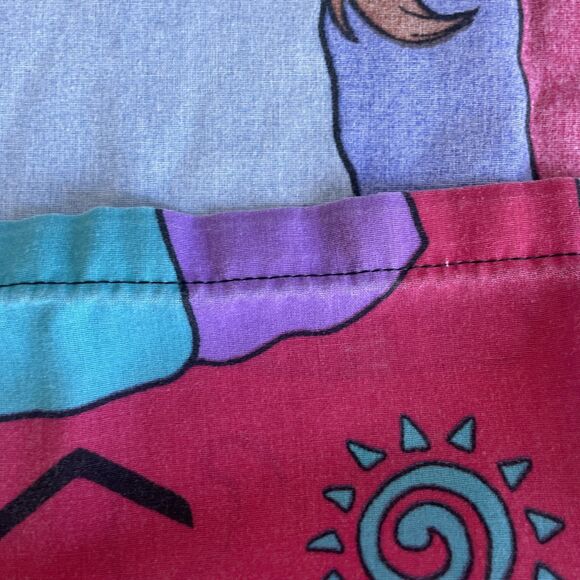 Vintage Disney 90s The Lion King Twin Size Flat Sheet - Picture 3 of 5